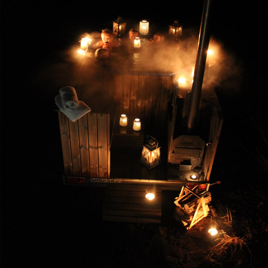 Lämmin palju yössä